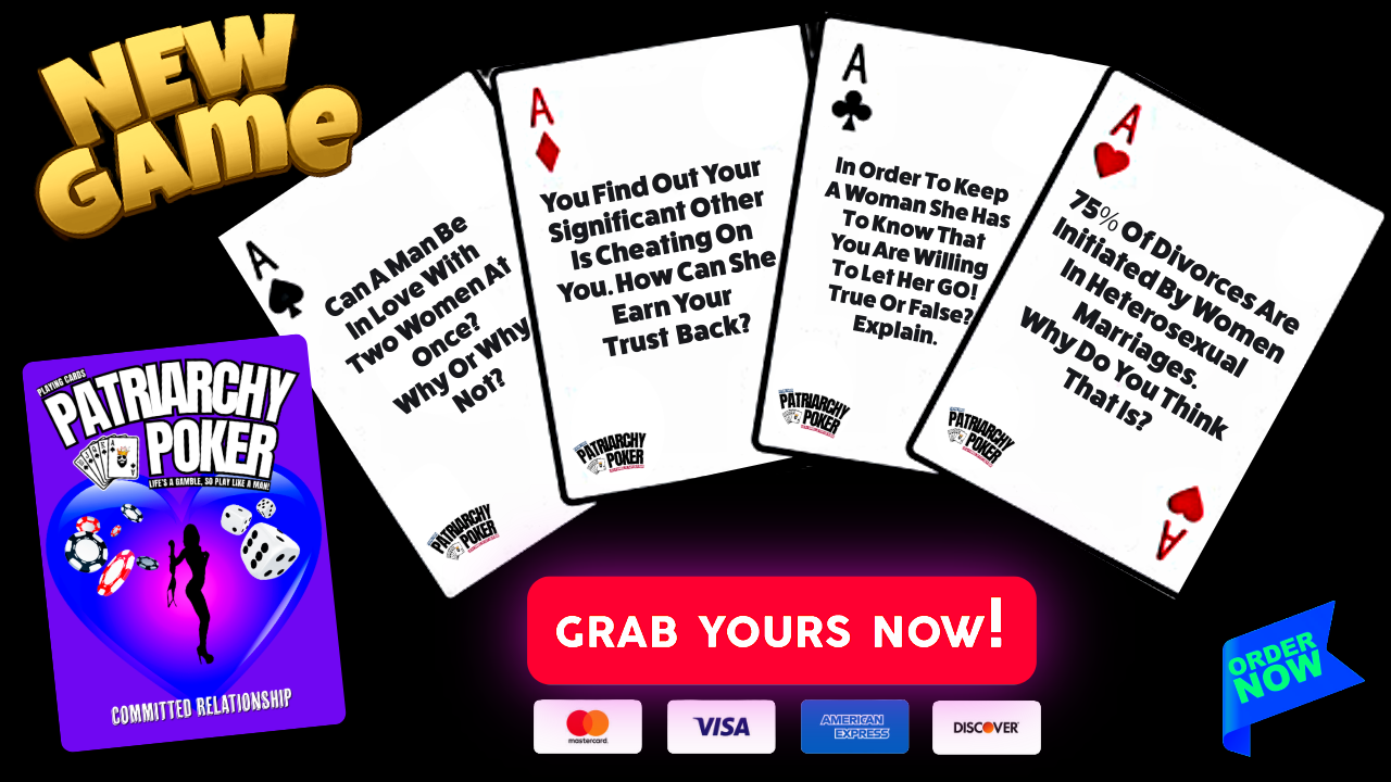 Patriarchy Poker-Committed Relationship Playing Cards