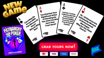 Patriarchy Poker-Committed Relationship Playing Cards