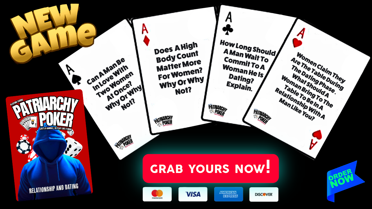 Patriarchy Poker-Relationship & Dating Playing Cards